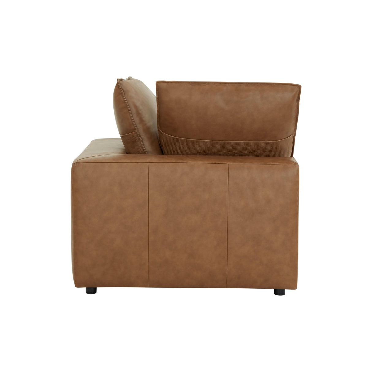 Cali Brown Leather Modular Corner Chair by TOV Furniture at Eve Furniture