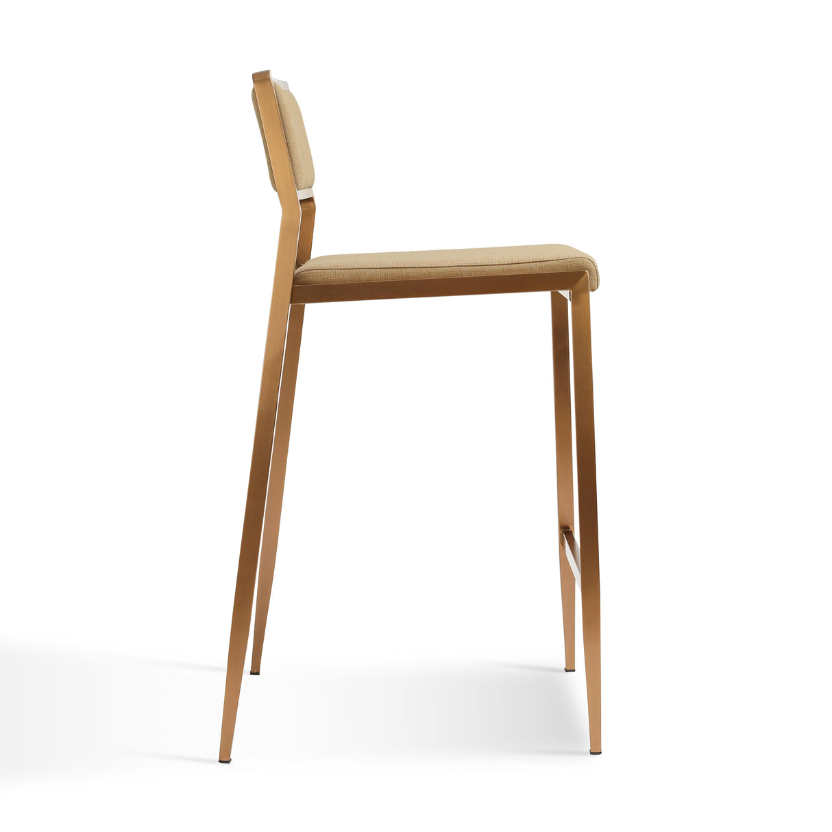 Gale Tan Basketweave Stackable Stool - Set of 2 by TOV Furniture at Eve Furniture