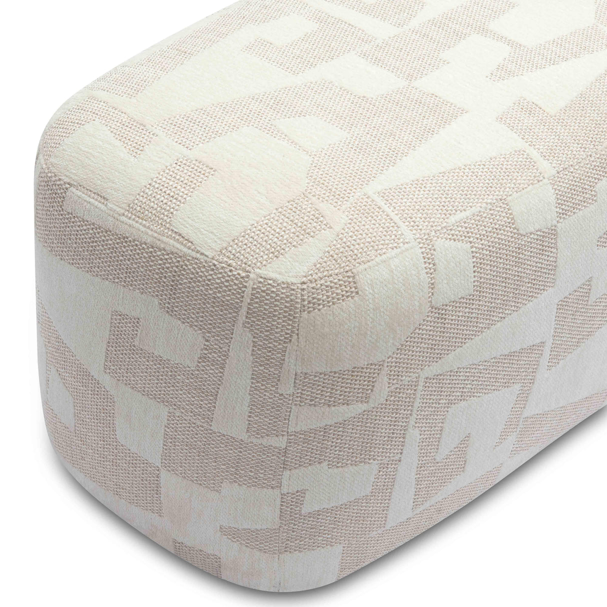 Graceland Cream Jacquard Bench by TOV Furniture at Eve Furniture