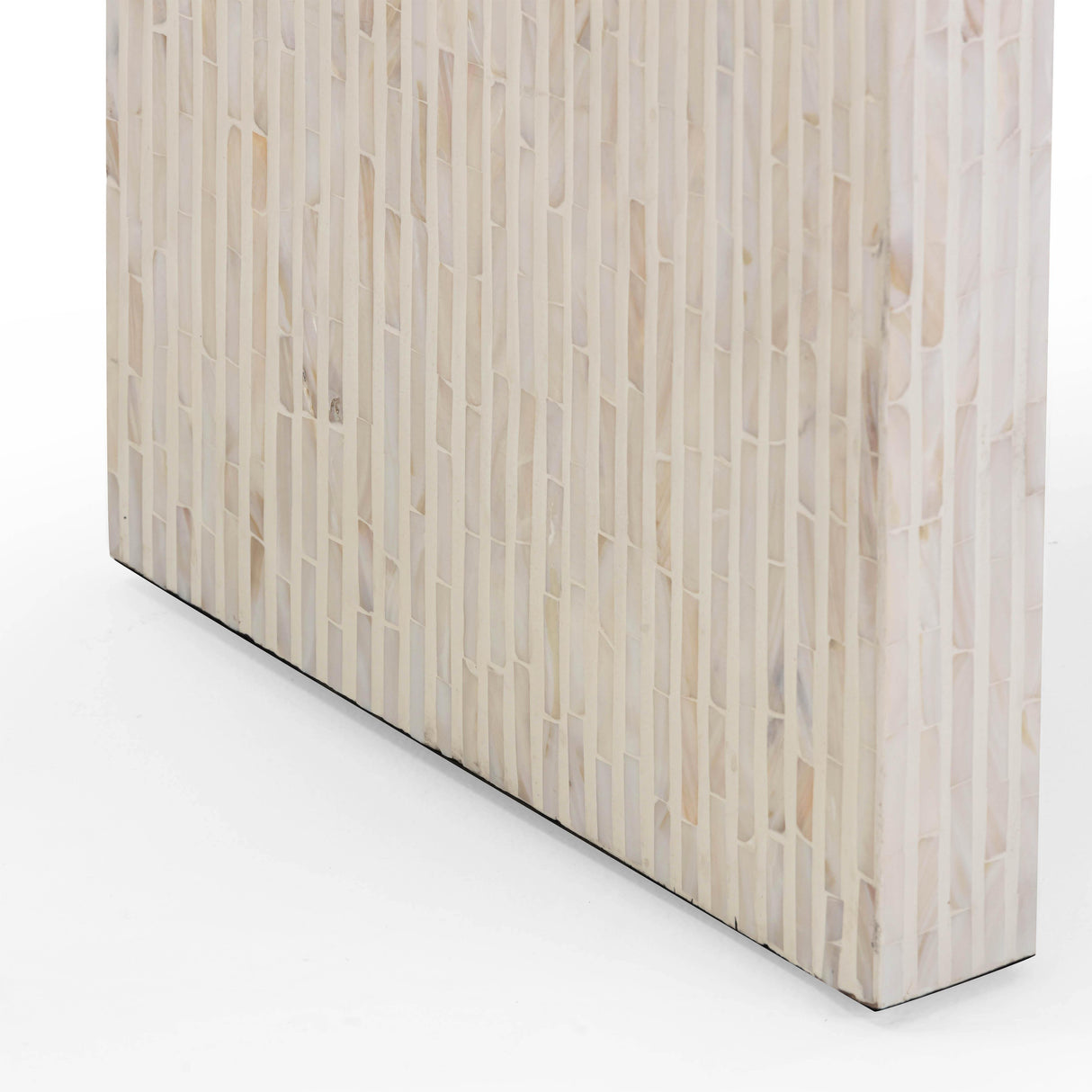 Opus Cream Capiz Shell Console Table by TOV Furniture at Eve Furniture