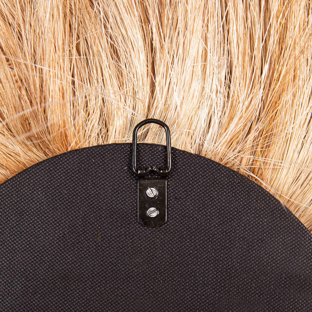 Tribal Natural Abaca Grass Oval Wall Mirror by TOV Furniture at Eve Furniture