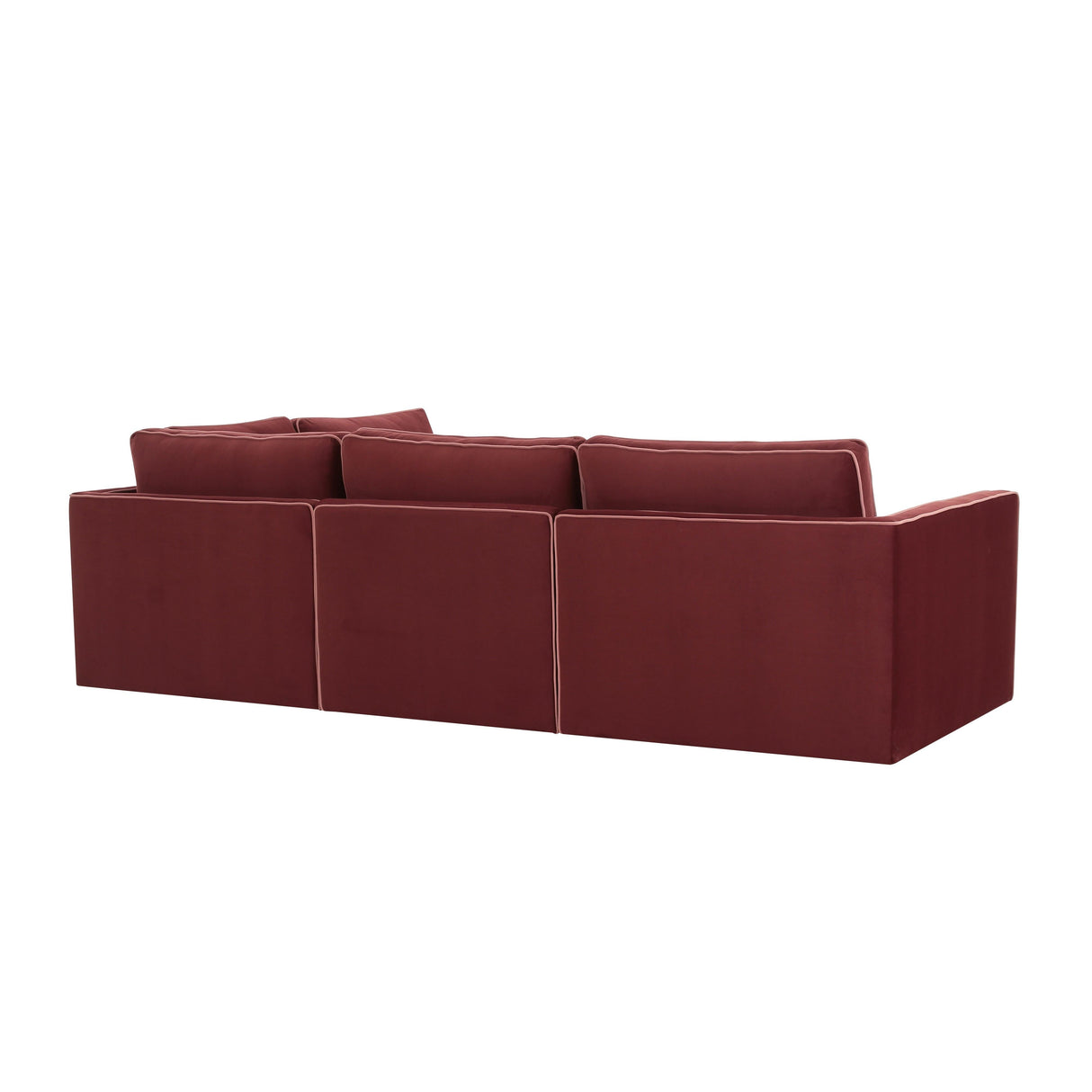 Willow Velvet Modular Right Arm Facing (RAF) Sectional by TOV Furniture at Eve Furniture