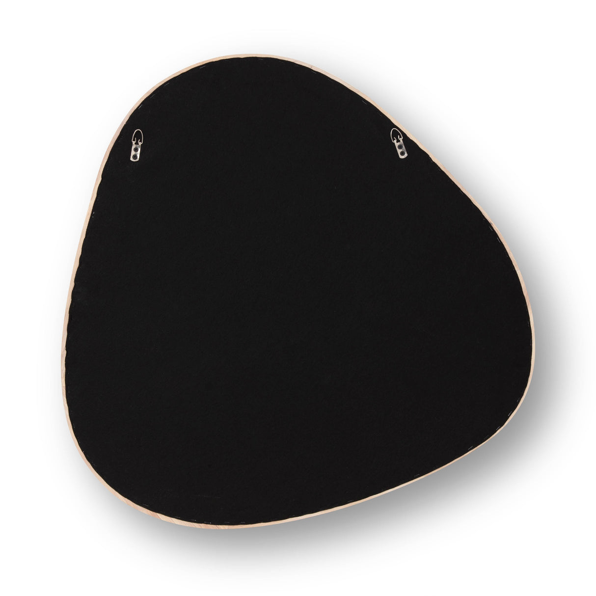 Klaryss Natural Wood Triangular Mirror by TOV Furniture at Eve Furniture