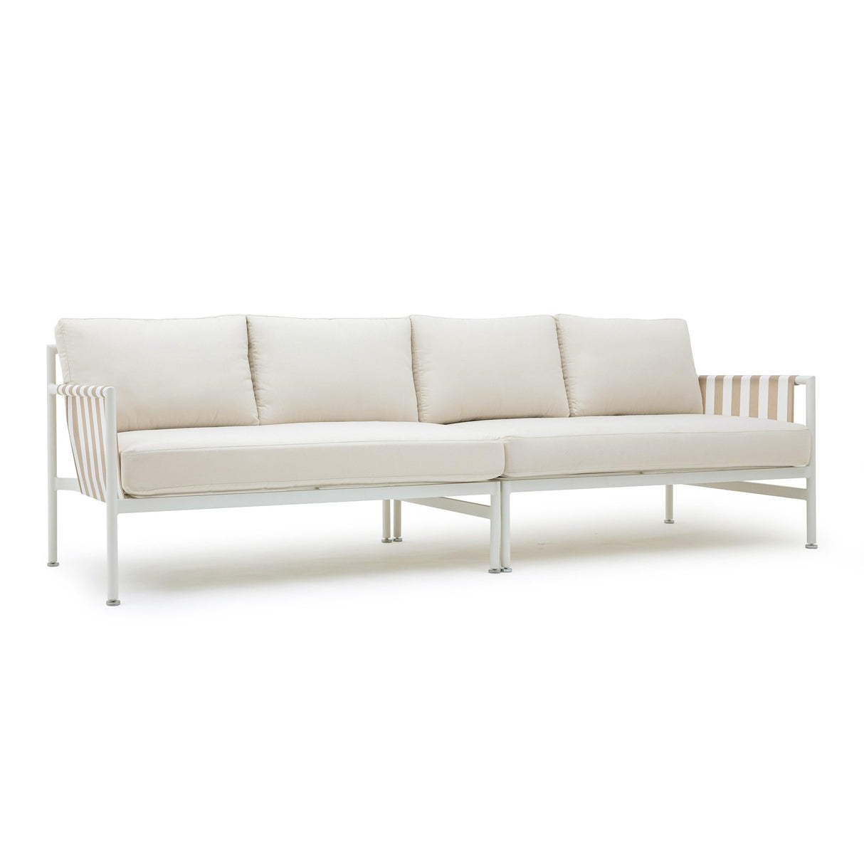 Dunes Cream Outdoor 110" Sofa by TOV Furniture at Eve Furniture