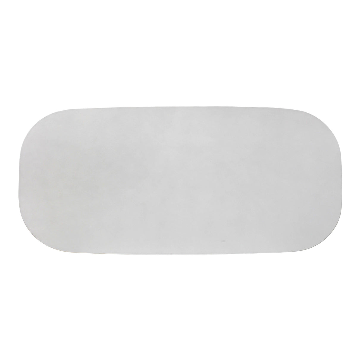 Margot Light Grey Faux Plaster Indoor / Outdoor Concrete 83" Oval Dining Table by TOV Furniture at Eve Furniture