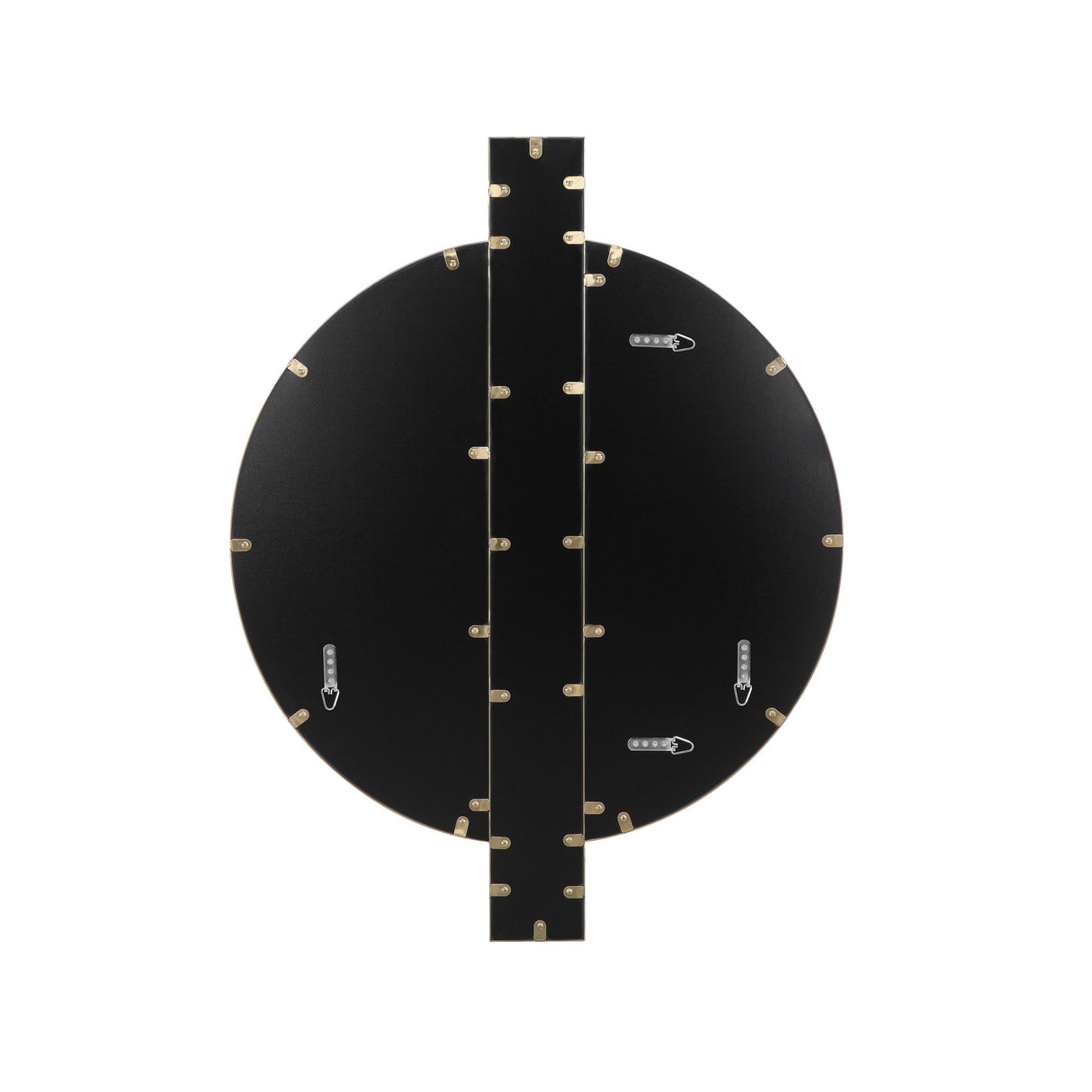 Carri Gold Round Wall Mirror by TOV Furniture at Eve Furniture