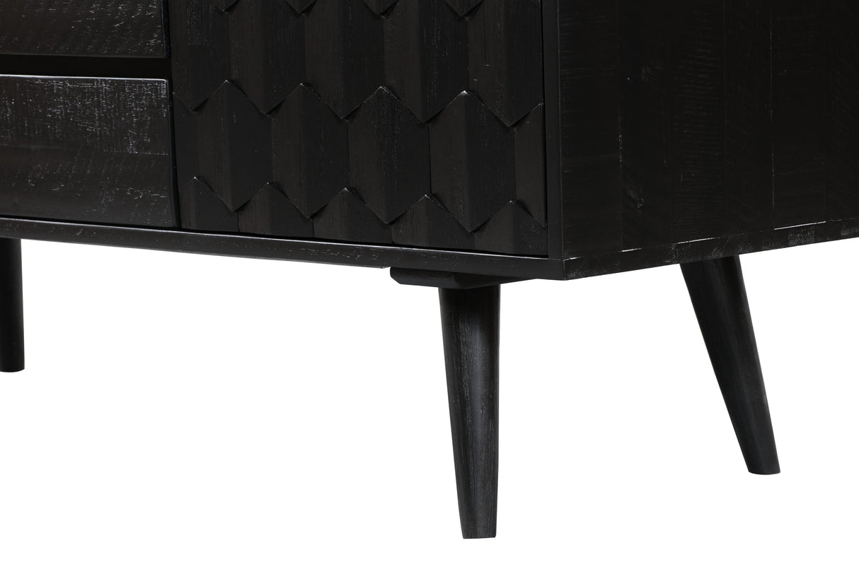Valentina Black Acacia 59" Buffet by TOV Furniture at Eve Furniture