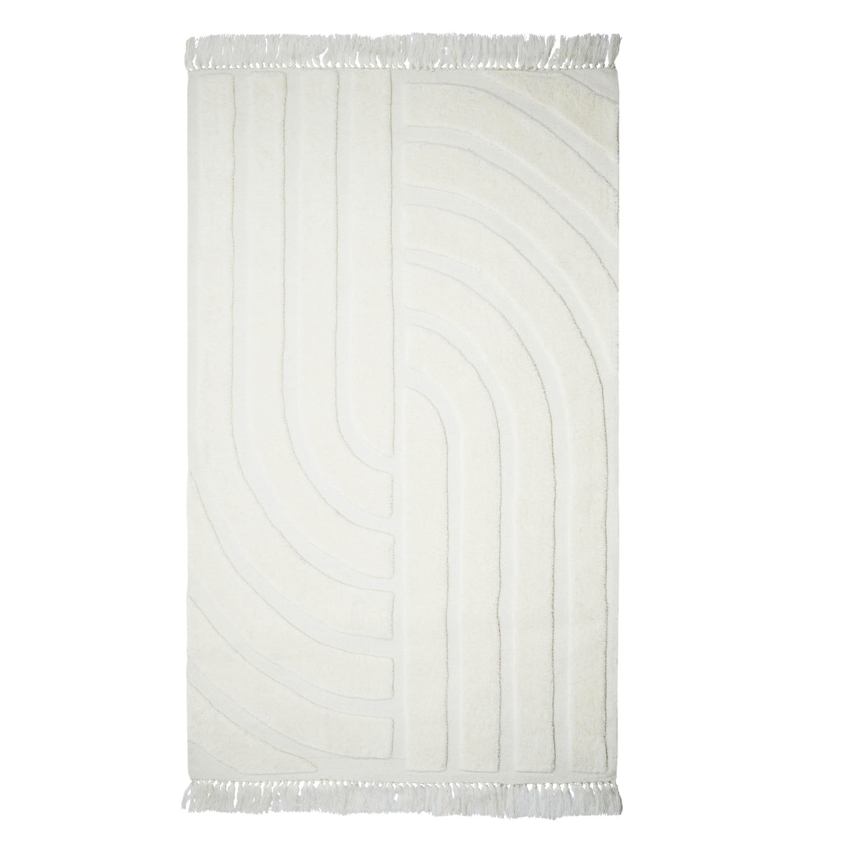 Loop White Area Rug by TOV Furniture at Eve Furniture