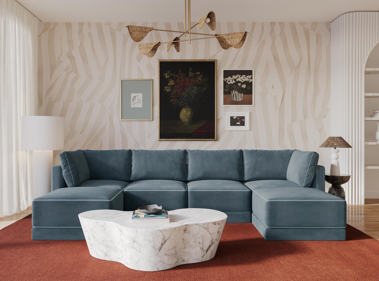 Willow Modular U Sectional by TOV Furniture at Eve Furniture