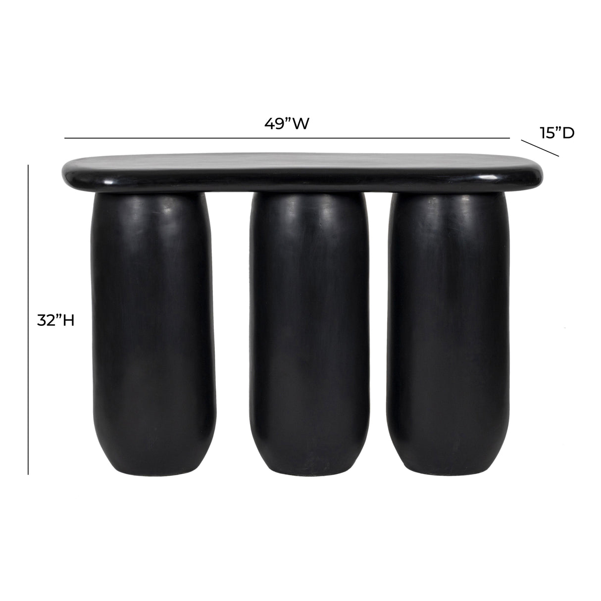 Rahul Textured Console Table by TOV Furniture at Eve Furniture