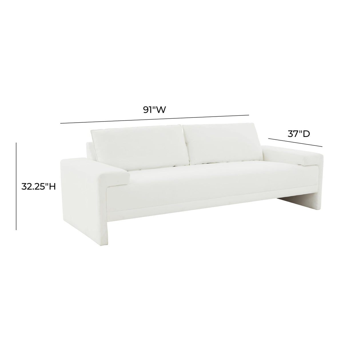 Maeve Upholstered Sofa by TOV Furniture at Eve Furniture