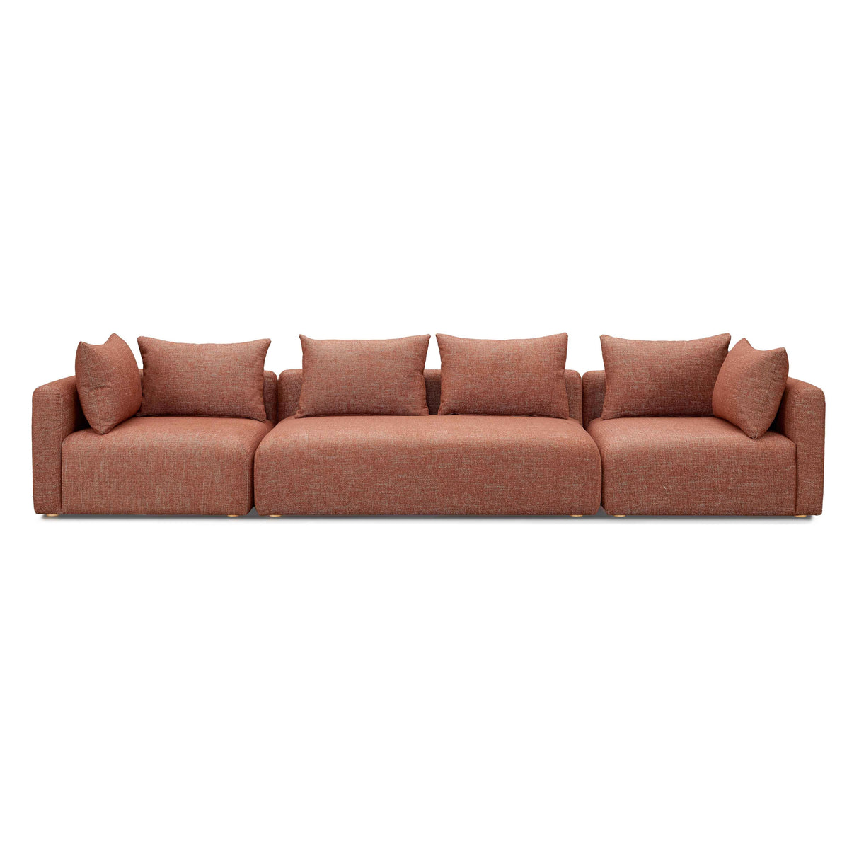 Hangover Heavy Textured Fabric 145" Long Sofa by TOV Furniture at Eve Furniture