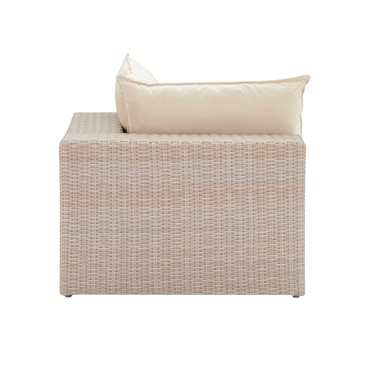 Cali Natural Wicker Outdoor Corner Chair by TOV Furniture at Eve Furniture