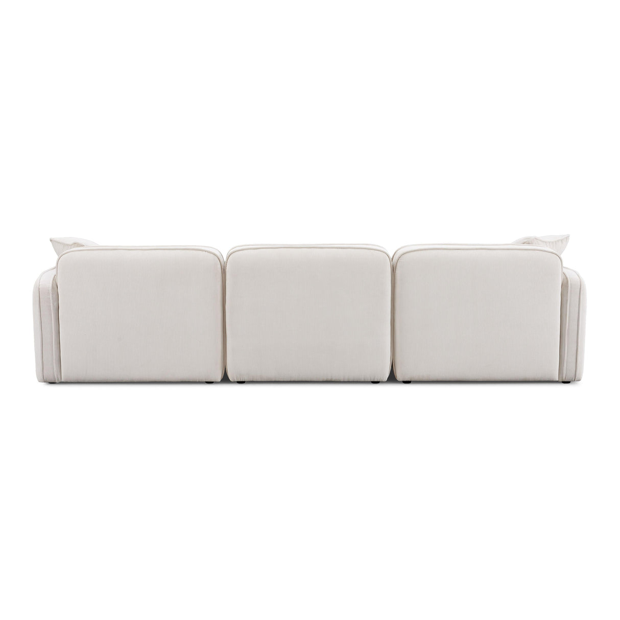 Travie Performance Corduroy Velvet 4-Piece Modular Sectional by TOV Furniture at Eve Furniture