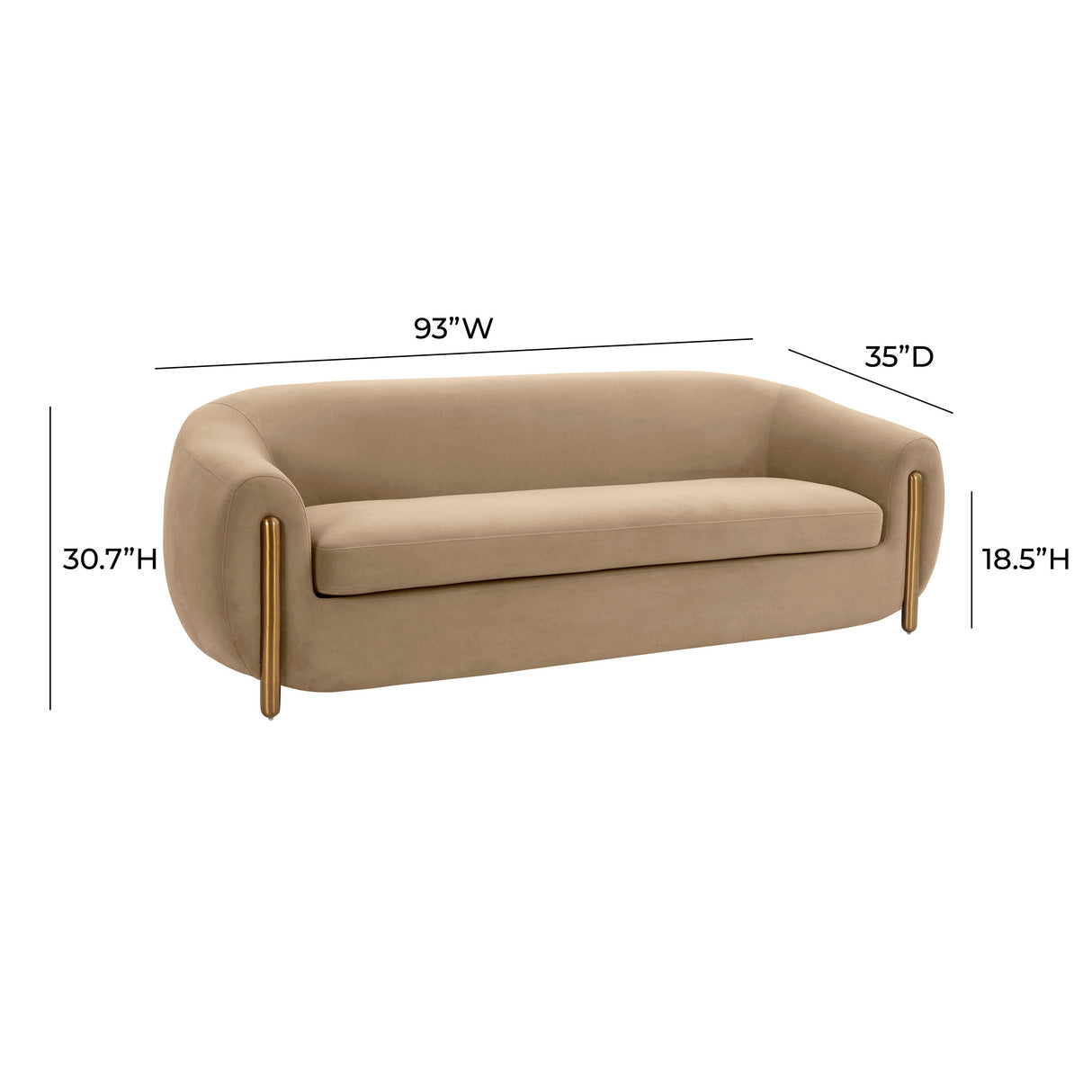 Lina Sofa by TOV Furniture at Eve Furniture