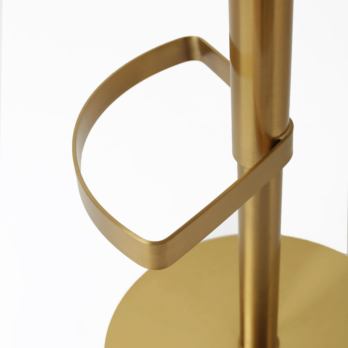 Primrose Cream Textured Performance Fabric Adjustable Stool by TOV Furniture at Eve Furniture