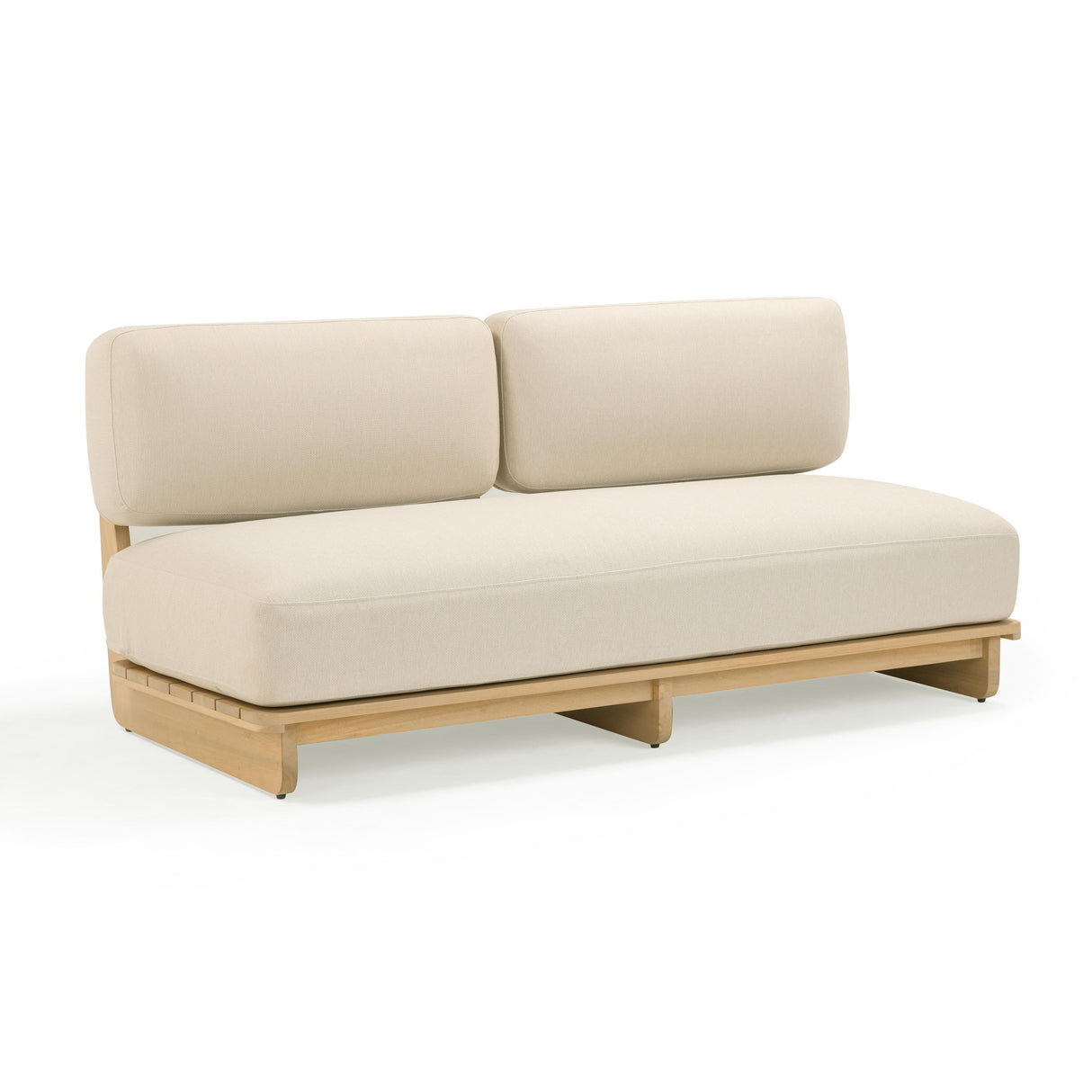 Reavan Cream Outdoor Lounge Sofa by TOV Furniture at Eve Furniture