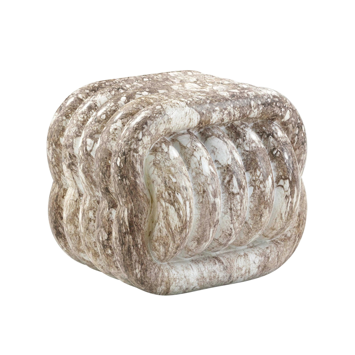 Love Knot Concrete Indoor / Outdoor Accent Stool by TOV Furniture at Eve Furniture