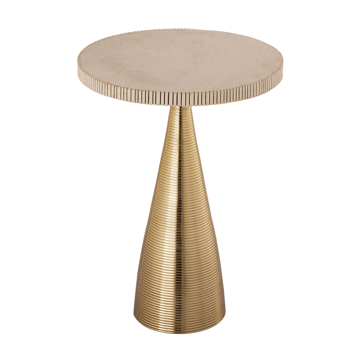 Celeste Ribbed Side Table by TOV Furniture at Eve Furniture