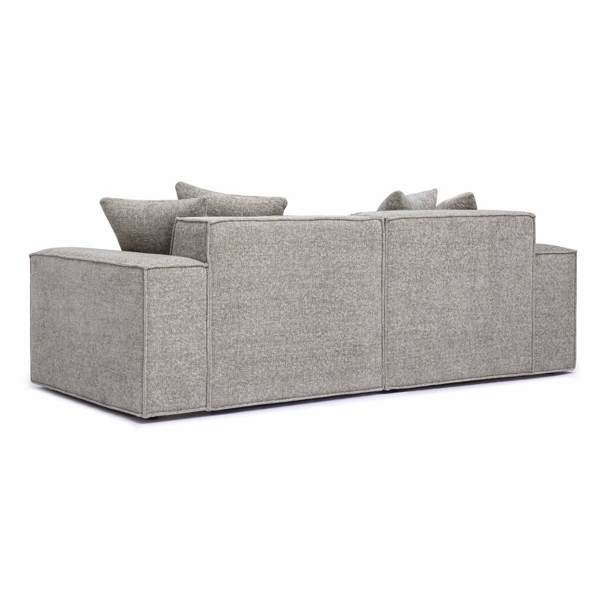 Mindy Chenille Basketweave Modular Loveseat by TOV Furniture at Eve Furniture