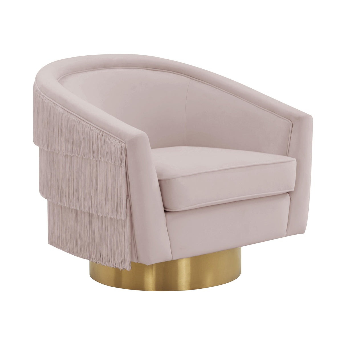 Flapper Velvet Swivel Chair by TOV Furniture at Eve Furniture