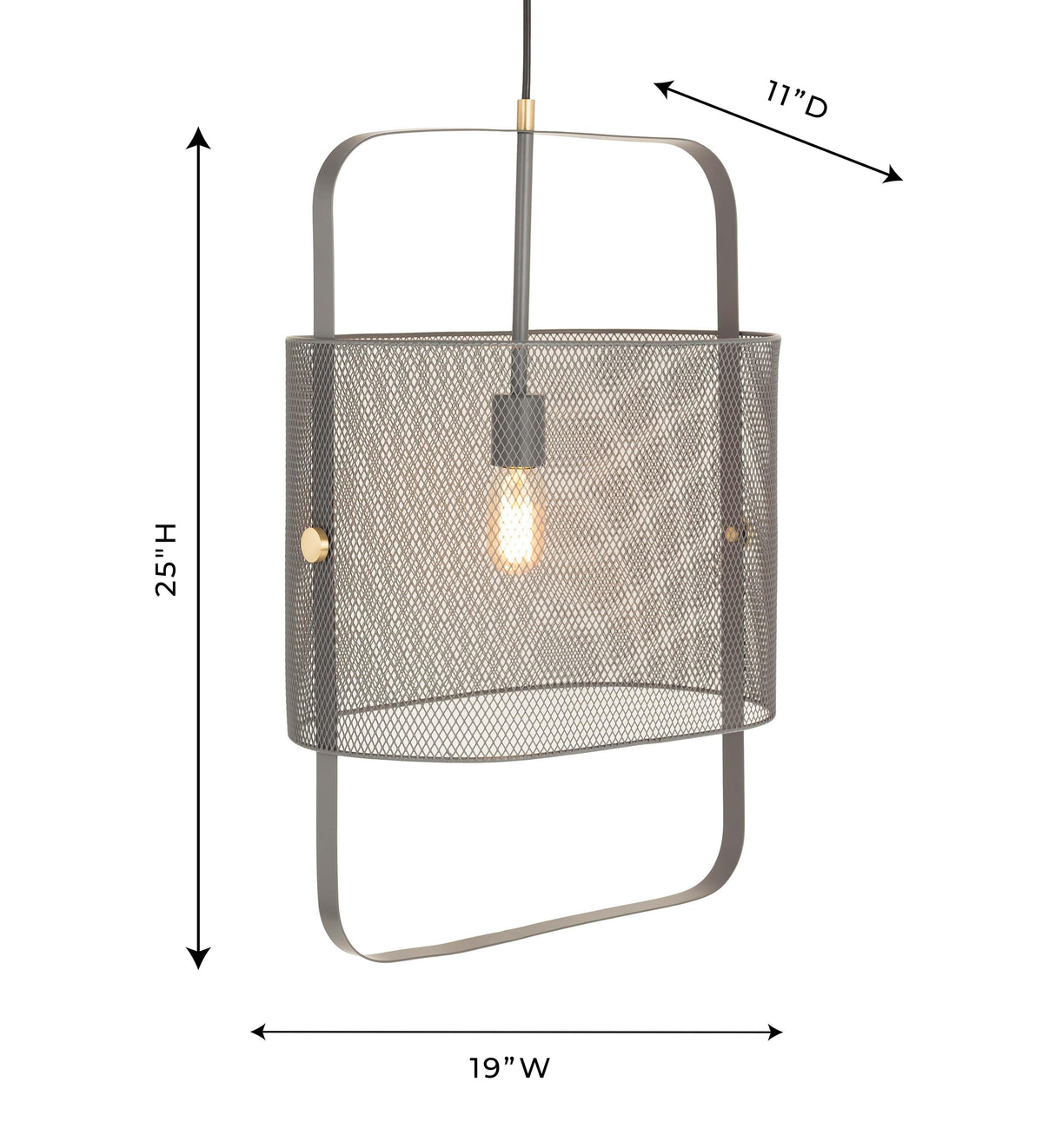 Klaus Iron Ceiling Pendant by TOV Furniture at Eve Furniture