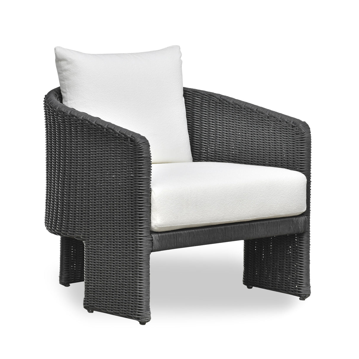 Alexa Rattan Performance Fabric Outdoor Armchair by TOV Furniture at Eve Furniture