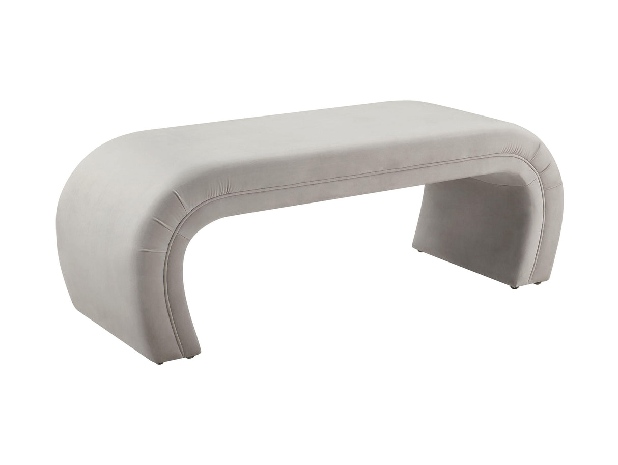 Kenya Velvet Bench by TOV Furniture at Eve Furniture