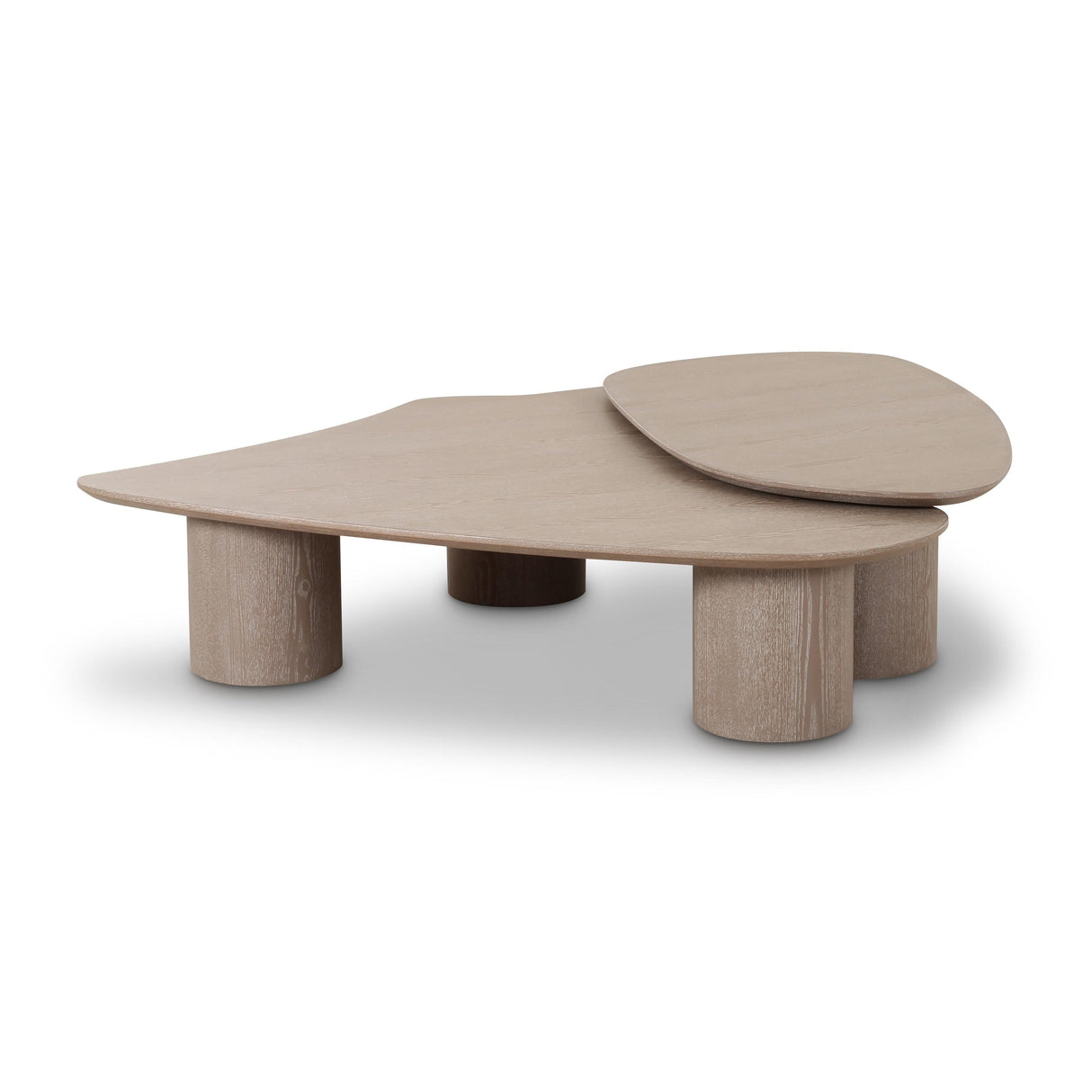 Rhema Washed Ash Nesting Coffee Table Set by TOV Furniture at Eve Furniture