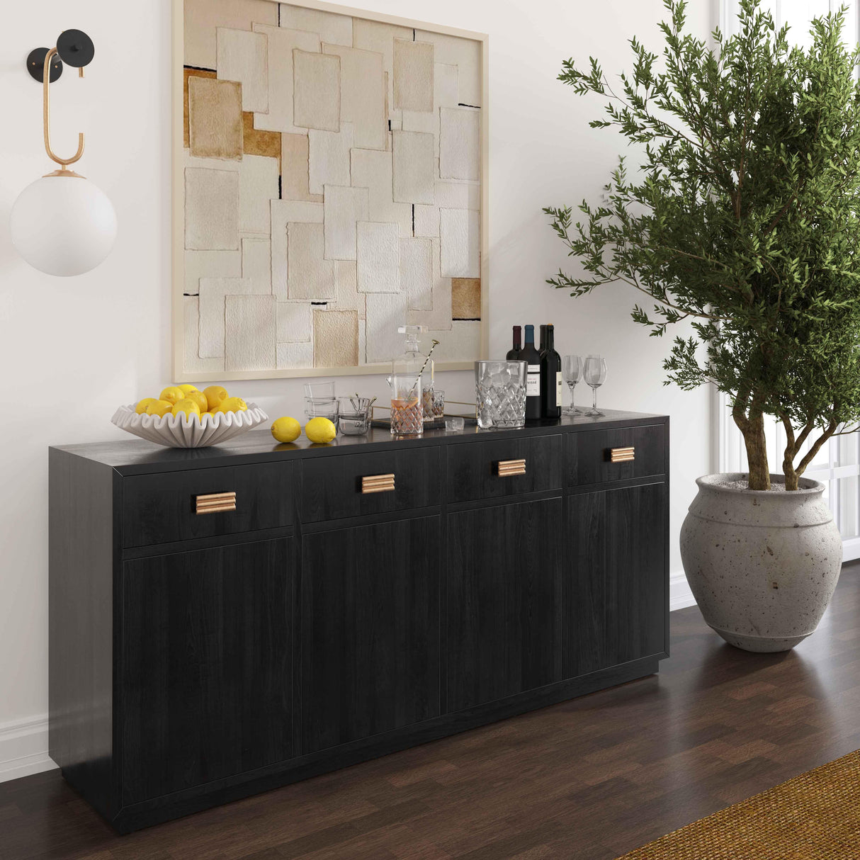 Aria Oak Buffet by TOV Furniture at Eve Furniture