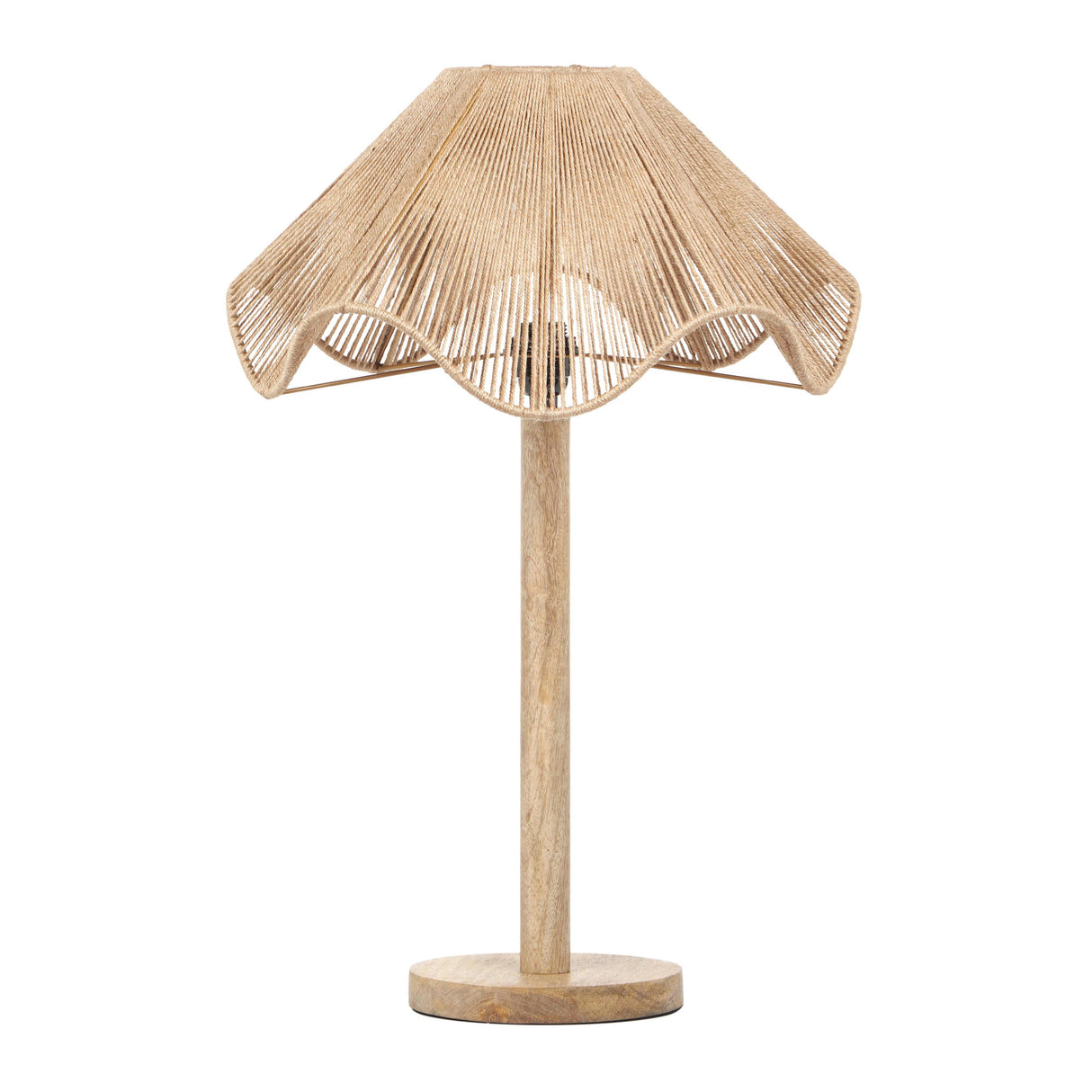 Jula Natural Jute Table Lamp by TOV Furniture at Eve Furniture