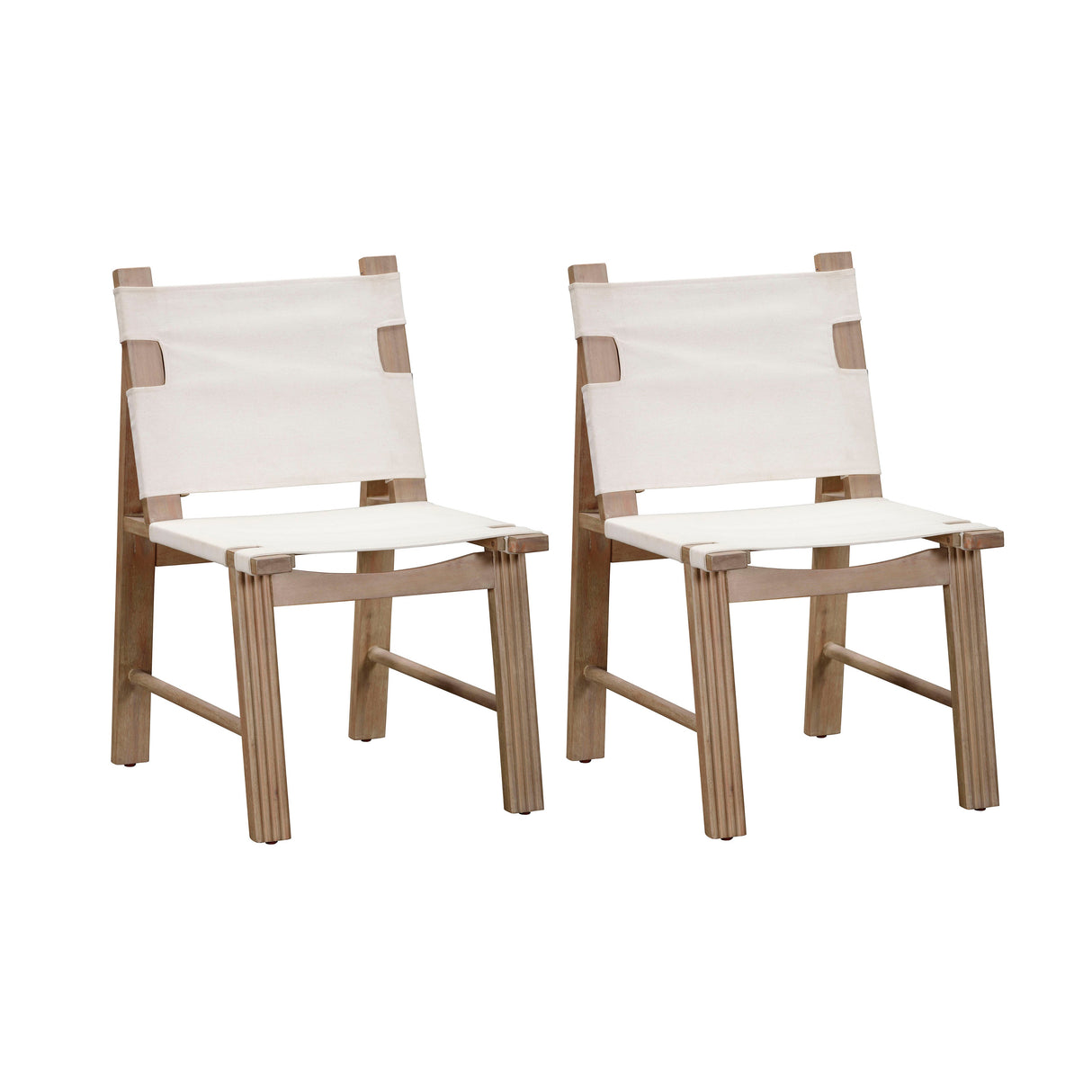Cassie Cream Outdoor Dining Chair - Set of 2 by TOV Furniture at Eve Furniture