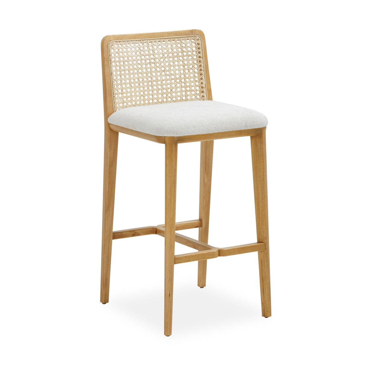 Gerri Performance Tweed and Rattan Counter Stool by TOV Furniture at Eve Furniture