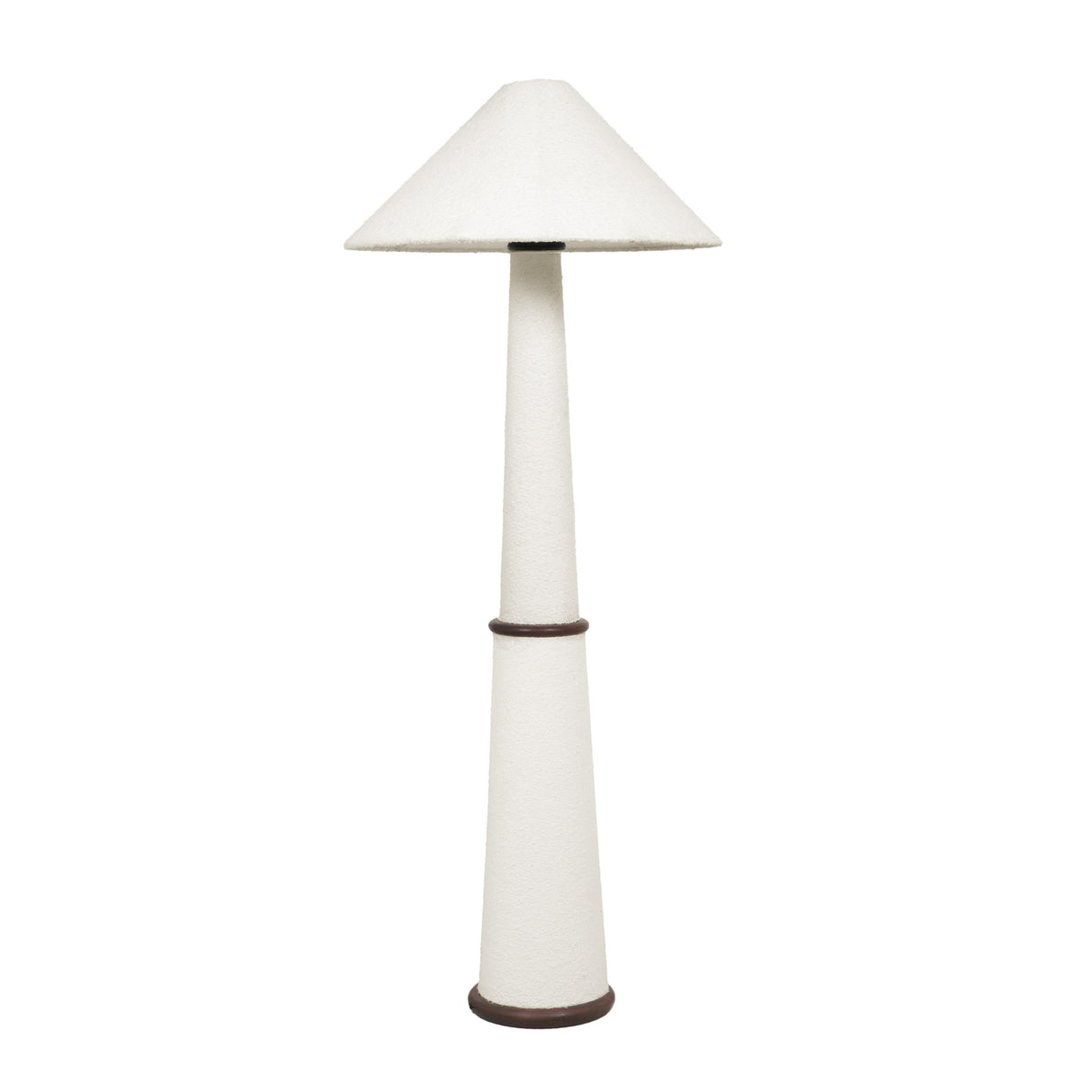 Faith White Boucle Floor Lamp by TOV Furniture at Eve Furniture