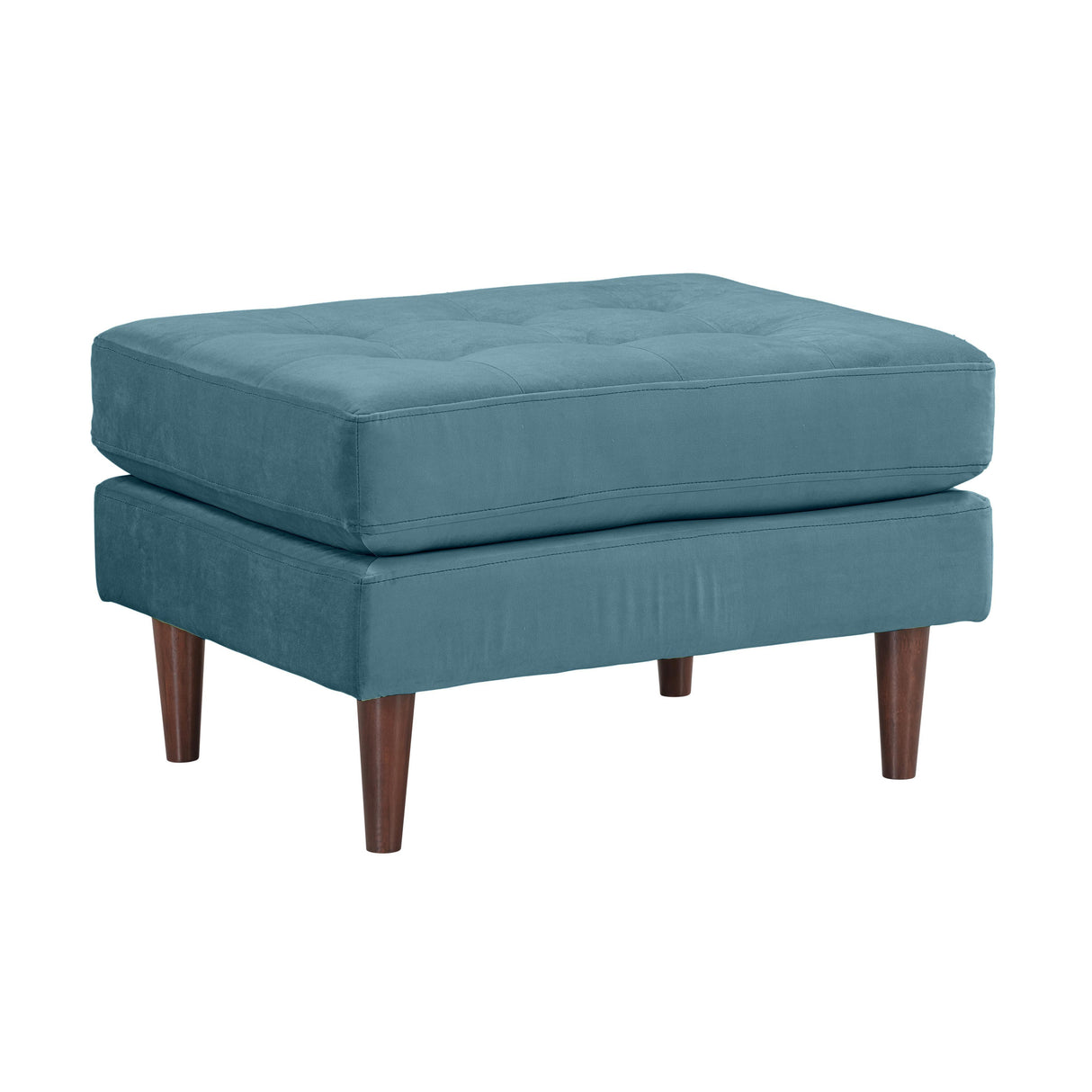 Cave Velvet Ottoman by TOV Furniture at Eve Furniture