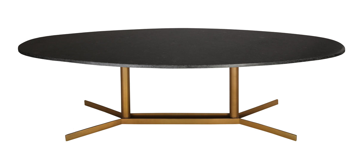 Gemma Black Marble Coffee Table by TOV Furniture at Eve Furniture