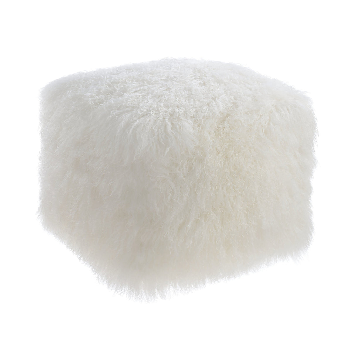 Tibetan Sheep Pouf by TOV Furniture at Eve Furniture
