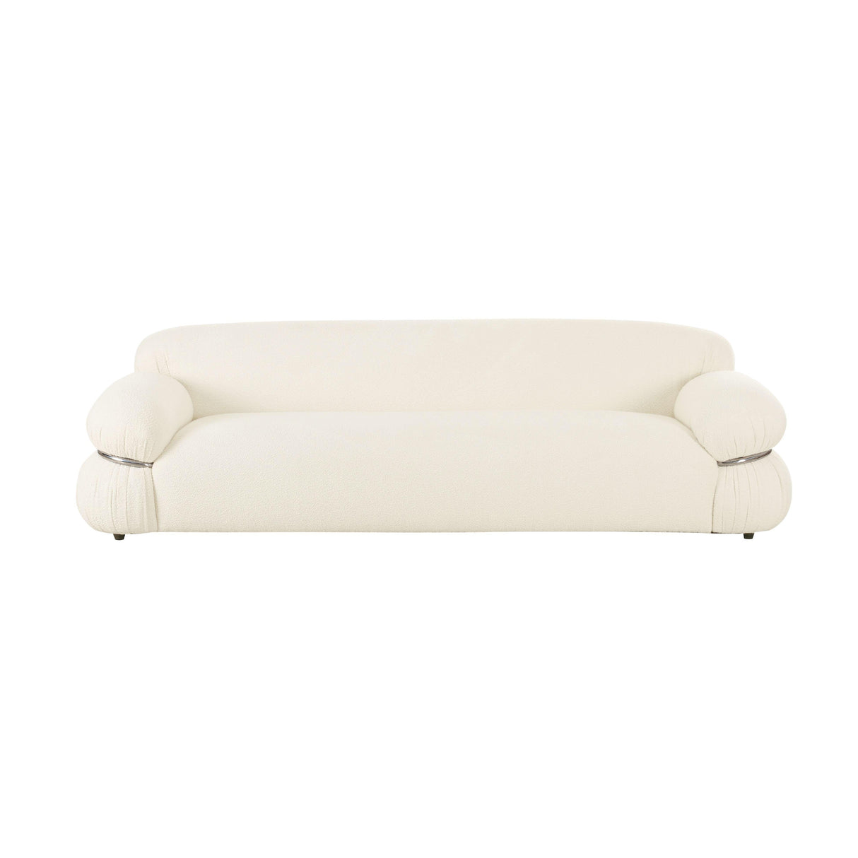 Leyla Cream Boucle Sofa by TOV Furniture at Eve Furniture