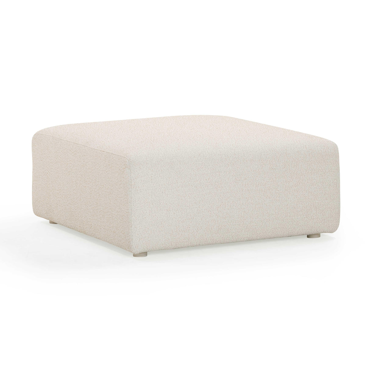 Hangover Cream Outdoor Ottoman by TOV Furniture at Eve Furniture