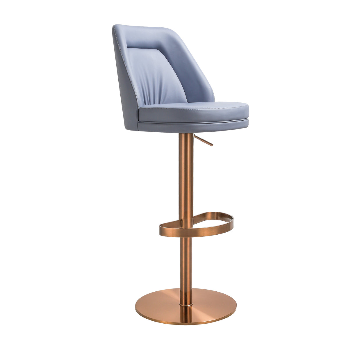 Maven Performance Vegan Leather Adjustable Swivel Stool by TOV Furniture at Eve Furniture