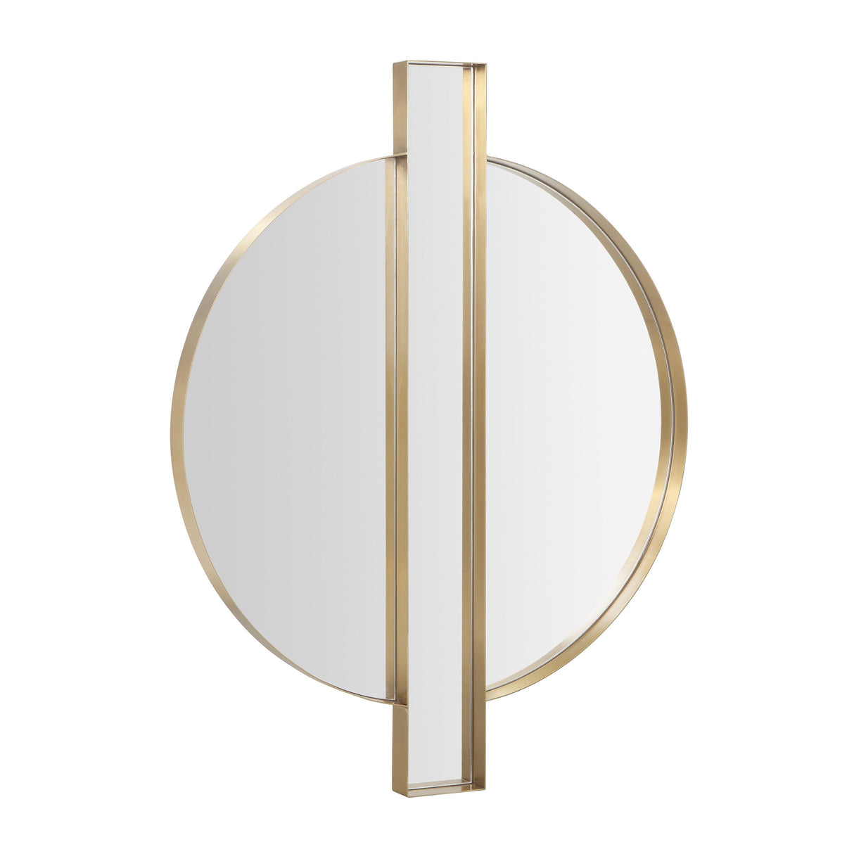 Carri Gold Round Wall Mirror by TOV Furniture at Eve Furniture