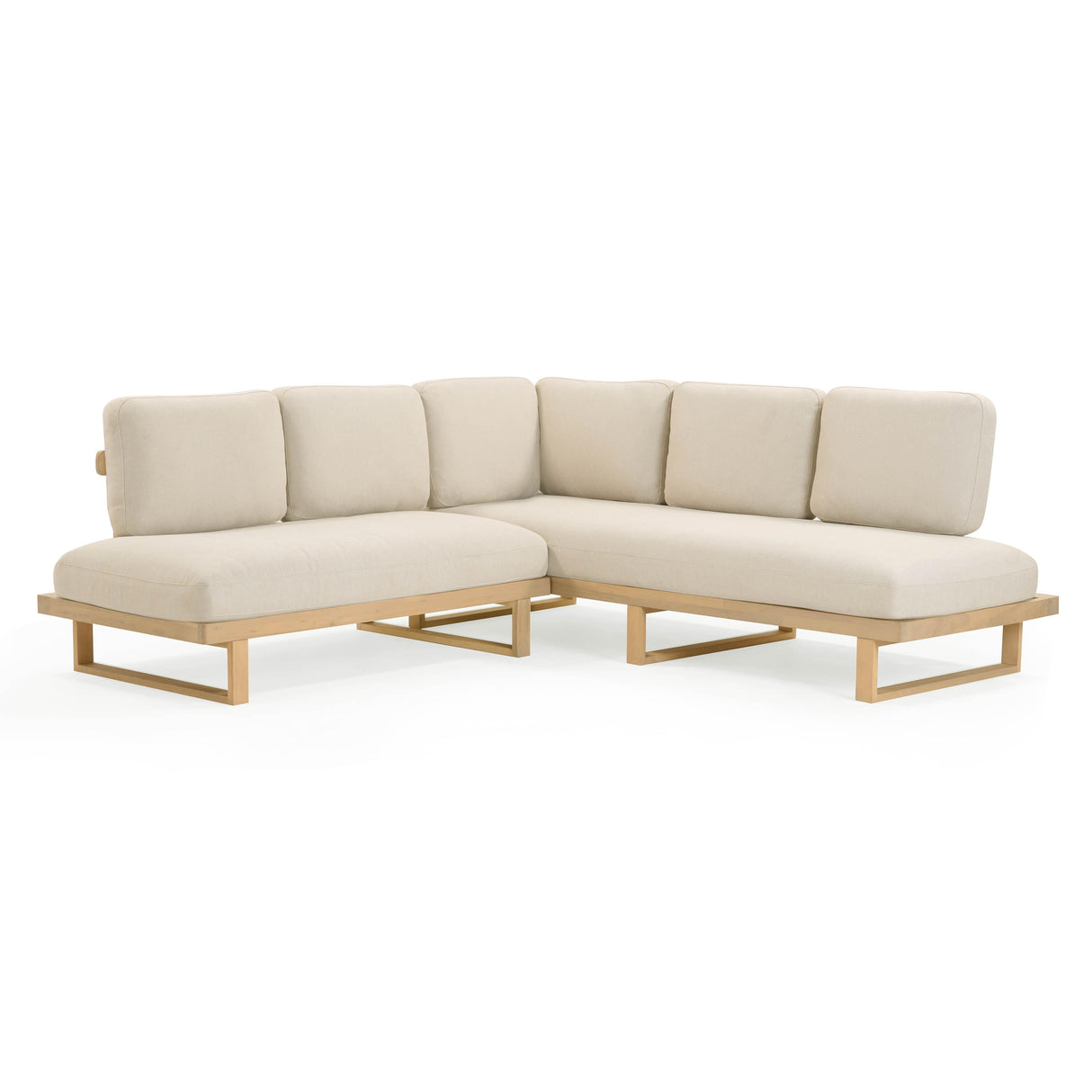 Evan Cream Outdoor L-Sectional by TOV Furniture at Eve Furniture
