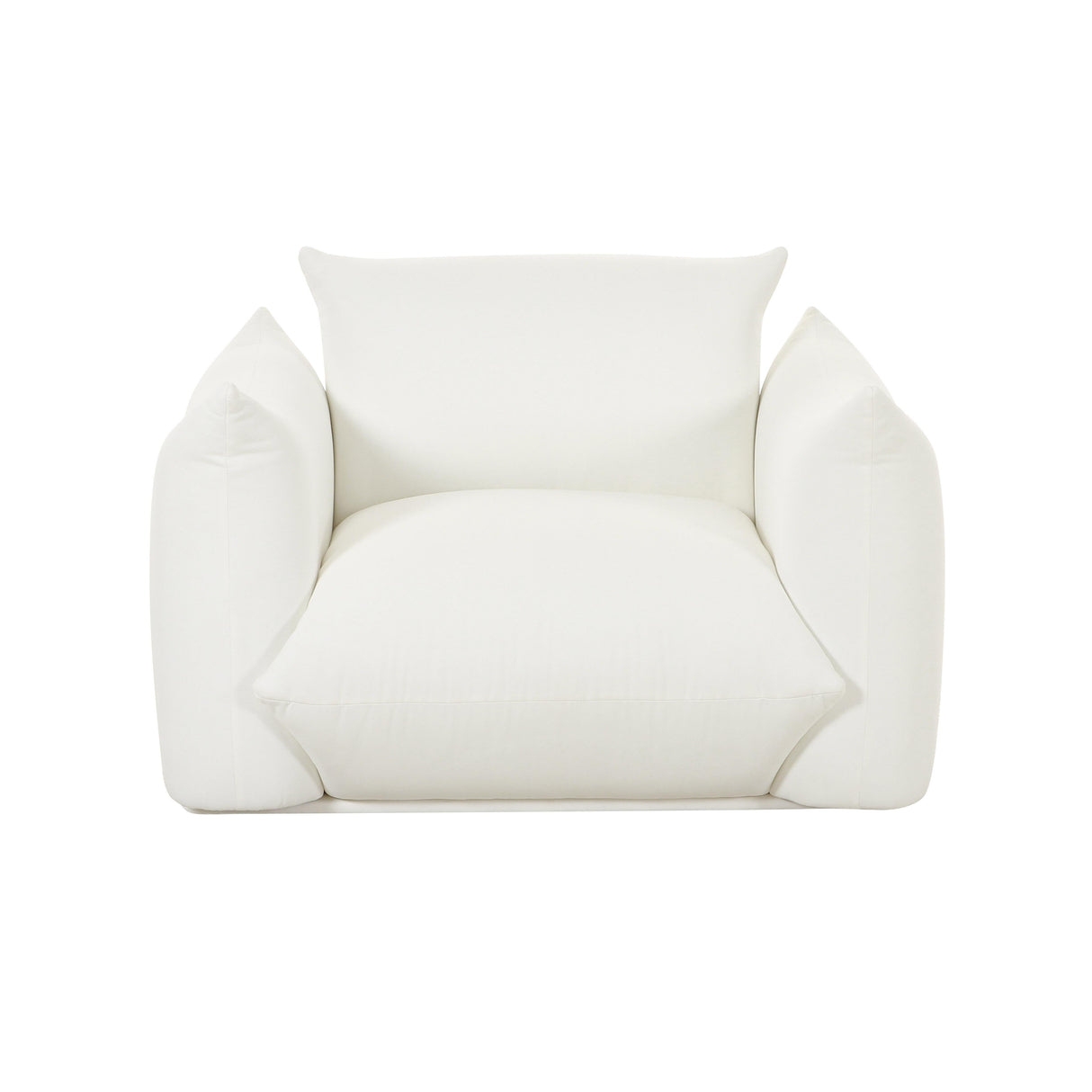 Saint Tropez Pearl Performance Fabric Stuffed Armchair by TOV Furniture at Eve Furniture