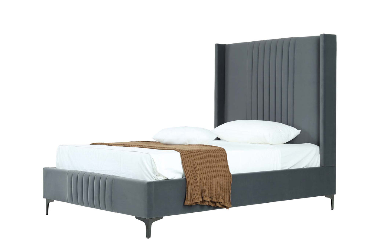 Promenade 48" Bed in Grey by Manhattan Comfort at Eve Furniture