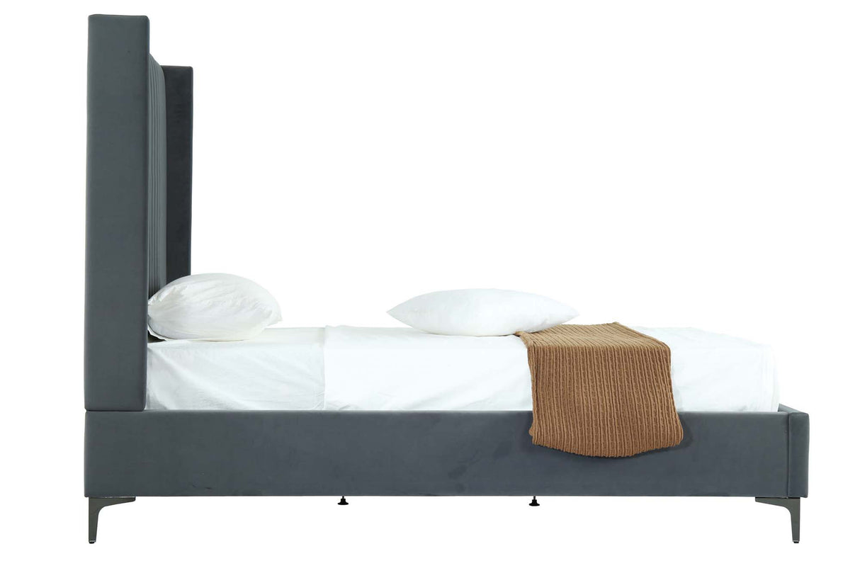 Promenade 48" Bed in Grey by Manhattan Comfort at Eve Furniture