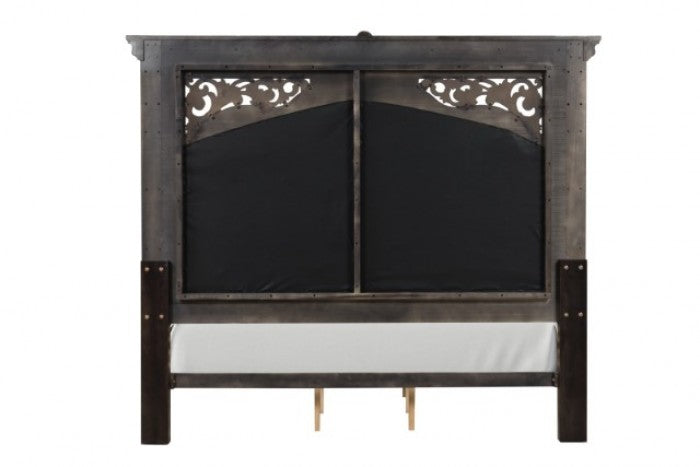 Promenade Espresso 5-Piece Queen Bedroom Set by Furniture of America at Eve Furniture