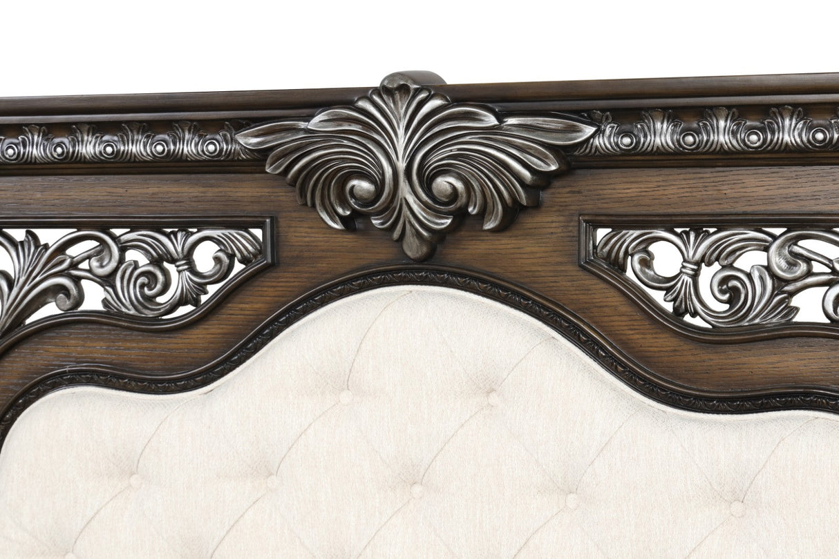 Promenade Espresso King Bed by Furniture of America at Eve Furniture