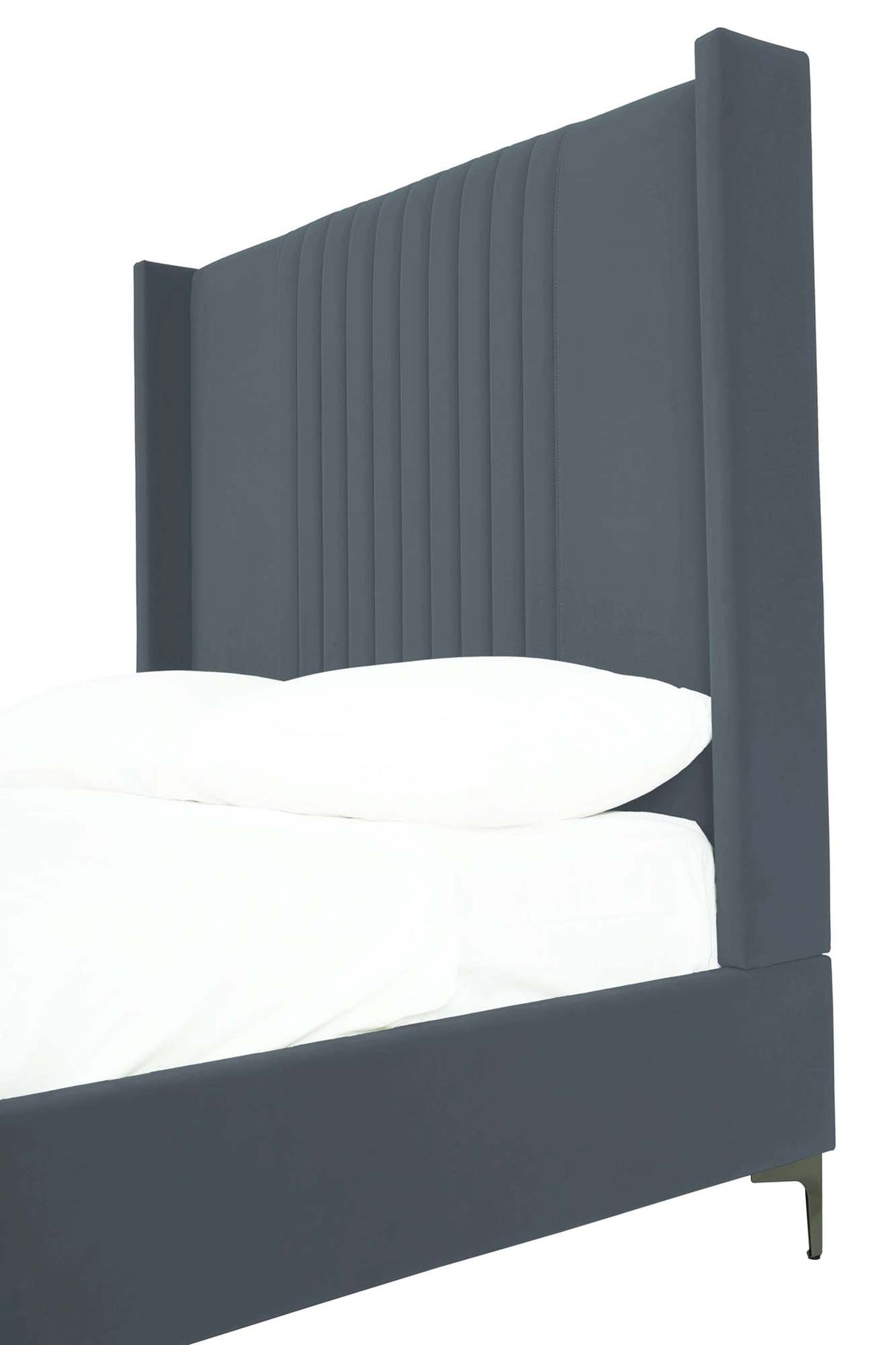 Promenade Full- Size Bed in Grey by Manhattan Comfort at Eve Furniture