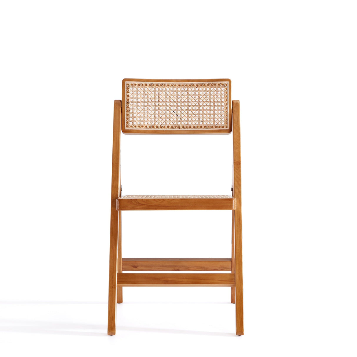 Pullman Folding Dining Chair in Nature Cane (set of 2) by Manhattan Comfort at Eve Furniture