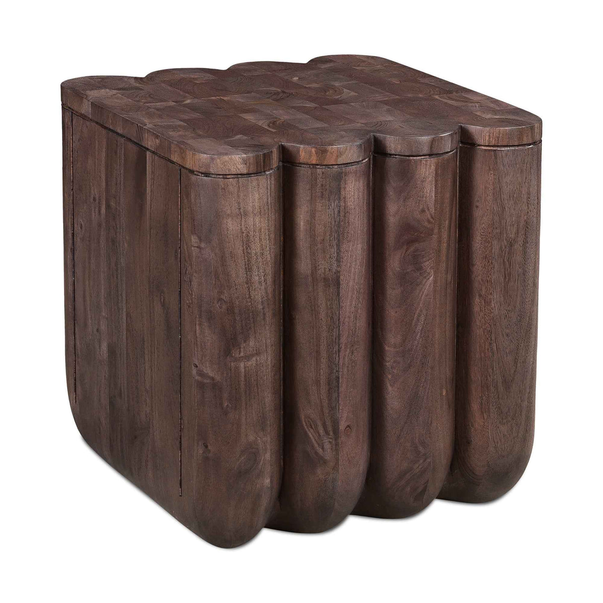 Punyo Espresso Brown Punyo Accent Table